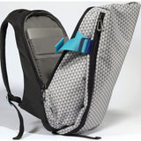 Cote et Ciel Isar Coral Eco Yarn Laptop Backpack | Optical Black / White 28060