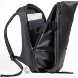 Cote et Ciel Isar Medium Veneer Neoprene Backpack | Onyx Black 28442