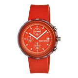 Issey Miyake Trapezoid Orange Watch | Polyurethane
