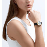 Triwa Ivory Aska Watch | Black Classic Super Slim AKST101-SS010213