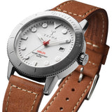Triwa Ivory Hvalen Watch | Brown Sewn Classic 2 HVST103-SC010212