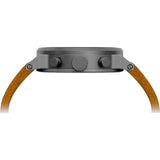 Tsovet JPT-TS44 Gunmetal & Black Chronograph Watch | Tan Leather