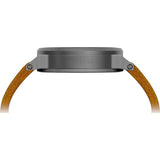 Tsovet JPT-TS44 Gunmetal & Black Chronograph Watch | Tan Leather