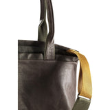 Cote&Ciel Kalix Large Feldspath Coated Canvas Tote Bag | Puce/Olive Green 28324