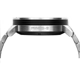 Minus-8 Layer 24 Silver/Black Automatic Watch | Steel P024-004-BS-ML