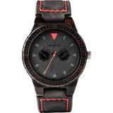 WeWood Leo Blackwood Watch | Black Terra/Leather