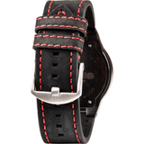 WeWood Leo Blackwood Watch | Black Terra/Leather