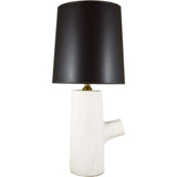 Michiko Shimada Log Lamp with Shade | White/Black