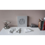 Logifaces Original Conrete Puzzle| Marble/White-PB-LFPW