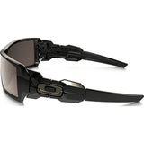 Oakley Lifestyle Oil Rig Polished Black Sunglasses | Warm Grey 03-460