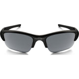 Oakley Sport Flak Jacket XLJ Jet Black Sunglasses | Black Iridium Polarized 12-904
