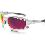 Oakley Sport Racing Jacket Polished White Sunglasses | Prizm Road OO9171-32 62 mm
