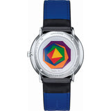 Junghans Max Bill Ltd. Graphic Line Quartz Date Watch | Black Calfskin 041/4762.00