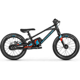 Mondraker Grommy 16 Kid's E-Balance-Bike | Black/Flame Red/Light Blue