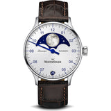 MeisterSinger Lunascope Watch - Opaline-Silver