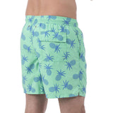 Tom & Teddy Pineapple Swim Trunk | Jade Green / S