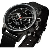 Triwa Midnight Nevil Watch | Black Sewn Classic NEST111-SC010112