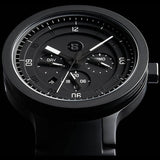 Minus-8 Layer 24 Black/Black Automatic Watch | Silicone