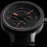 Minus-8 Layer 24 Black/Bright Automatic Watch | Silicone