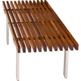 Modernica Case Study Museum 4 ft. Bench | Brazilian Walnut