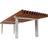 Modernica Case Study Museum Bench 5Ft Chair | Brazilian Walnut /Metal