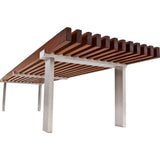 Modernica Case Study Museum Bench 6Ft Chair | Brazilian Walnut /Metal