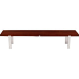 Modernica Case Study Museum Bench 6Ft Chair | Brazilian Walnut /Metal