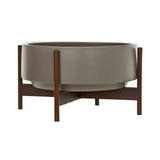 Modernica Ceramic Raised Low Pan Planter | Pebble