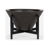 Modernica Case Study Medium Apex with Metal Stand | Charcoal CER-W-APX-15-8-MET-CHR