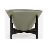 Modernica Case Study Medium Apex with Metal Stand | Pebble CER-W-APX-15-8-MET-PEB