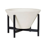 Modernica Case Study Medium Apex with Metal Stand | White CER-W-APX-15-8-MET-WHT