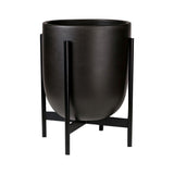 Modernica Case Study Small Bullet with Metal Stand | Charcoal CER-W-BUL-12-13-MET-CHR
