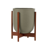 Modernica Ceramic Small Bullet Planter | Pebble