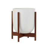 Modernica Ceramic Small Bullet Planter | White