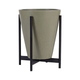 Modernica Case Study Small Funnel with Metal Stand | Pebble CER-W-FUN-12-14-MET-PEB