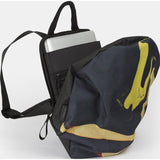 Cote et Ciel Moselle Whorl Eco Yarn Laptop Backpack | Ink / Sulphurous Yellow 28383