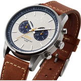 Triwa Ocean Nevil Watch | Brown Sewn Classic 2 NEST113-SC010212