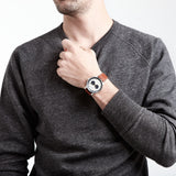 Triwa Ocean Nevil Watch | Brown Sewn Classic 2 NEST113-SC010212