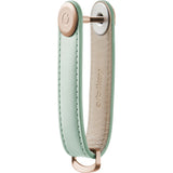 Orbitkey Rose Gold Leather Keychain | Sage LTHO-2-SGSGRG