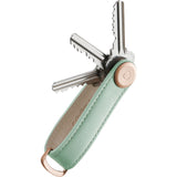 Orbitkey Rose Gold Leather Keychain | Sage LTHO-2-SGSGRG