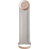 Orbitkey Rose Gold Leather Keychain | Stone LTHO-2-STGYRG