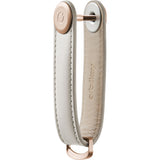 Orbitkey Rose Gold Leather Keychain | Stone LTHO-2-STGYRG