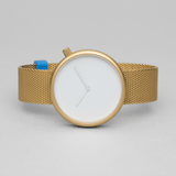 bulbul Ore 08 Men's Watch | Matte Gold Steel on Gold Mesh
