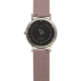 Shore Projects Poole Wtach with Silicone Strap | Silver / White / Grey S028S