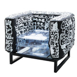 Mojow NEP Limited Edition Living Room & Garden Inflatable Armchair | Black Aluminum Frame