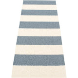 Pappelina Bob Woven Plastic Washable Rug With Double Folded Hemmed Edge