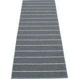 Pappelina Carl Woven Plastic Washable Rug With Double Folded Hemmed Edge