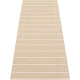 Pappelina Carl Woven Plastic Washable Rug With Double Folded Hemmed Edge