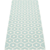 Pappelina Honey Woven Plastic Washable Rug With Double Folded Hemmed Edge