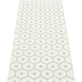 Pappelina Honey Woven Plastic Washable Rug With Double Folded Hemmed Edge